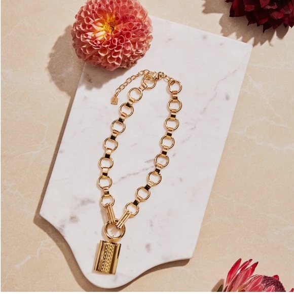 NWOT Dannijo Elisa Statement Necklace - Picture 6 of 9